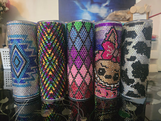 Rhinestone 20oz tumblers