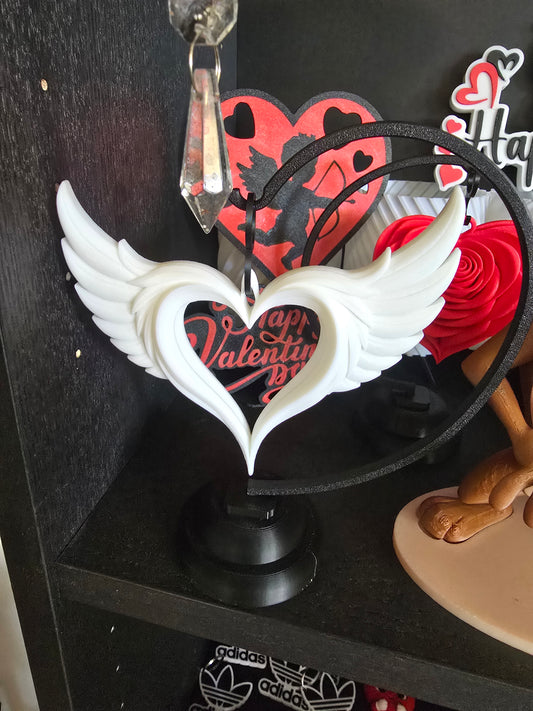Winged heart stand